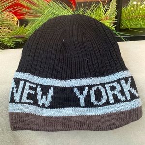 New York beanie hat adult kids